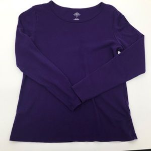 St Johns Bay 21 Long Sleeve purple SHIRT  #13